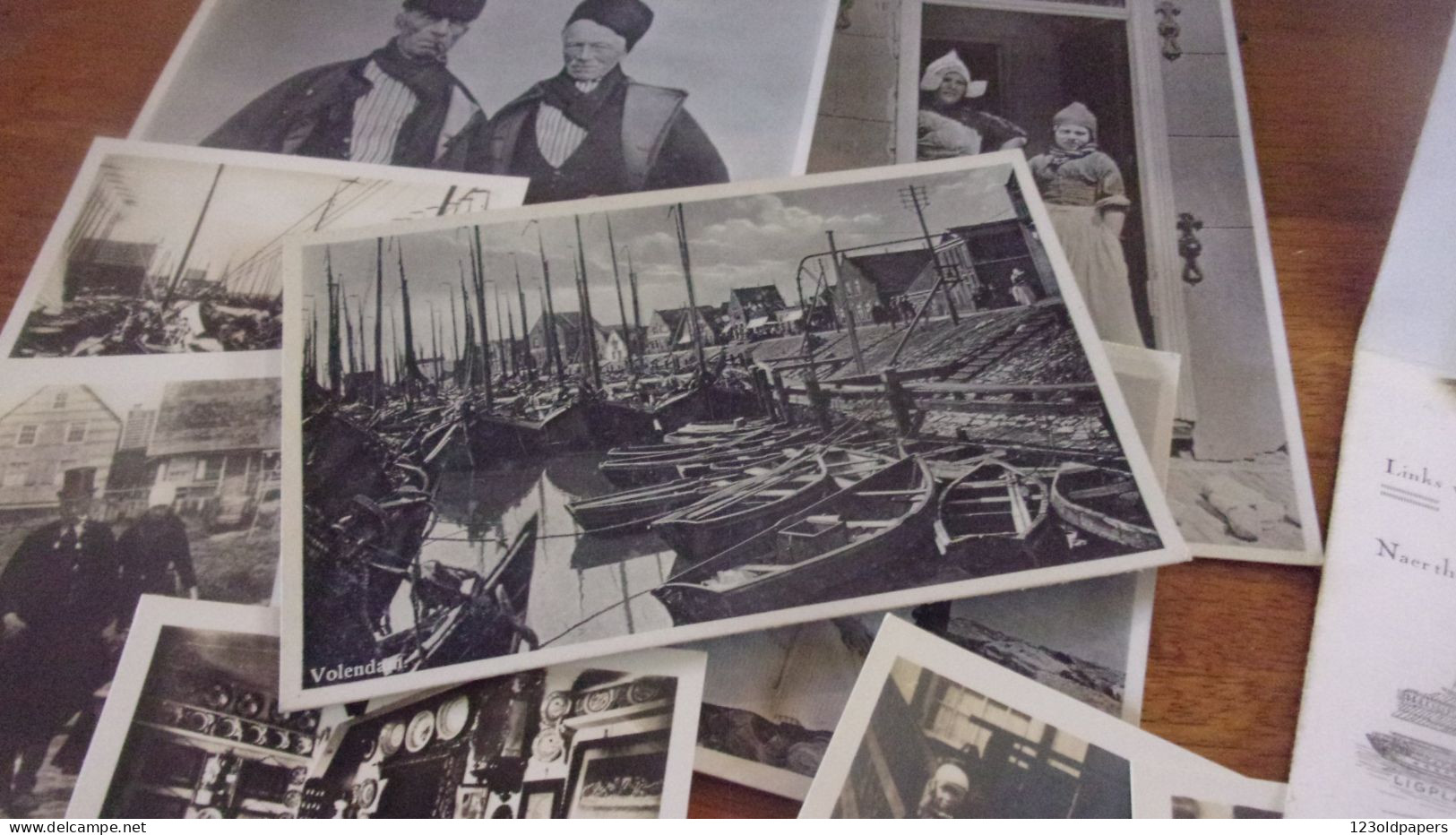 PAYS BAS VOLENDAM ENSEMBLE DE PHOTOS CARTES POSTALES PROSPECTUS ANCIEN MARKEN