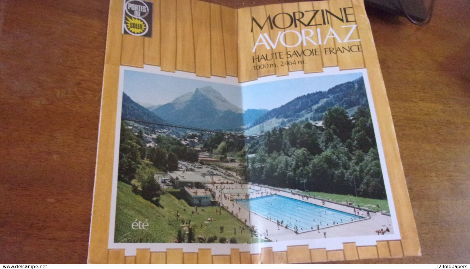 DEPLIANT TOURISTIQUE AFFICHE MORZINE  AVORIAZ - Dépliants Turistici