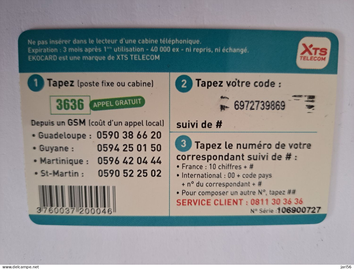 ST MARTIN ECO CARD  €5,- Local Metropole / CHILD WITH SEA SHELL/ XTS TELECOM/ USED    ** 14884 ** - Antillen (Frans)