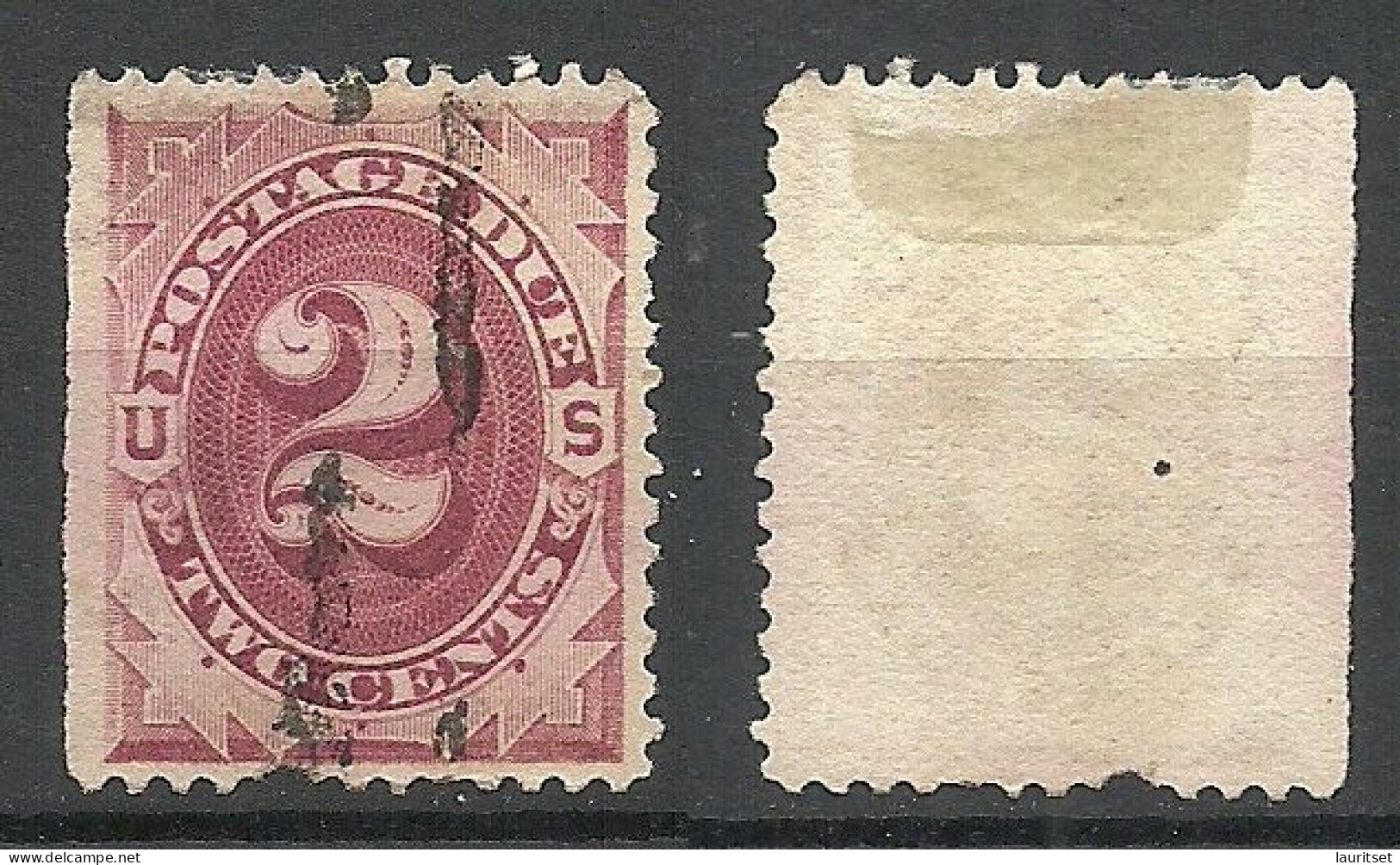 USA 1891 Postage Due Portomarken Michel 9 O NB! Perforation Faults! - Postage Due