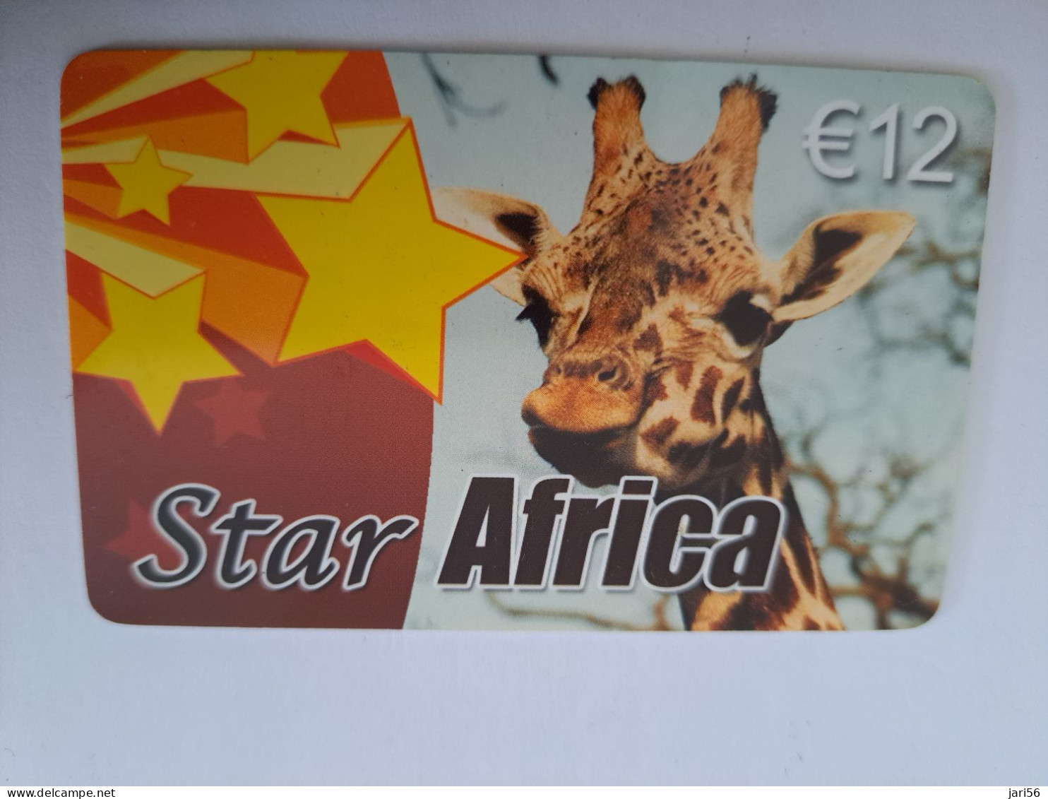 NETHERLANDS /  PREPAID / VECTONE/ STAR AFRIKA /  GIRAFFE /  € 12,-  USED  ** 14899** - Privées