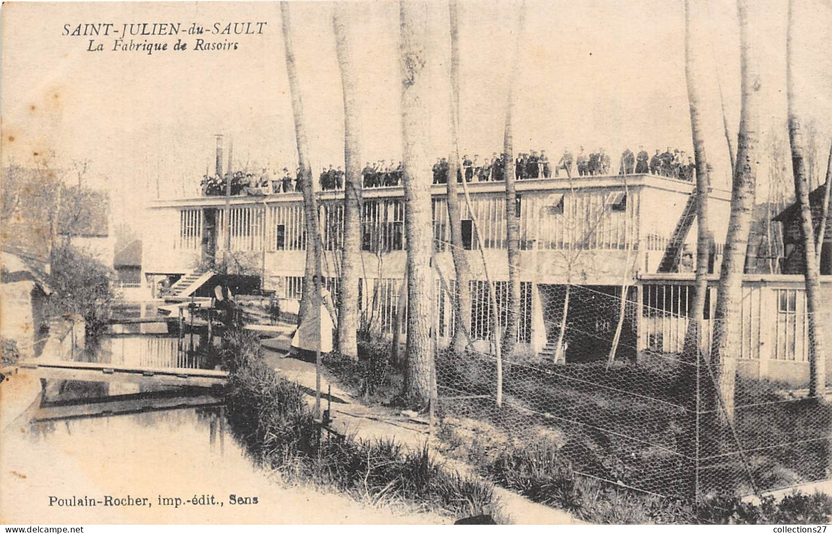 89-SAINT-JULIEN-DU-SAULT- LA FABRIQUE DE RASOIRS - Saint Julien Du Sault