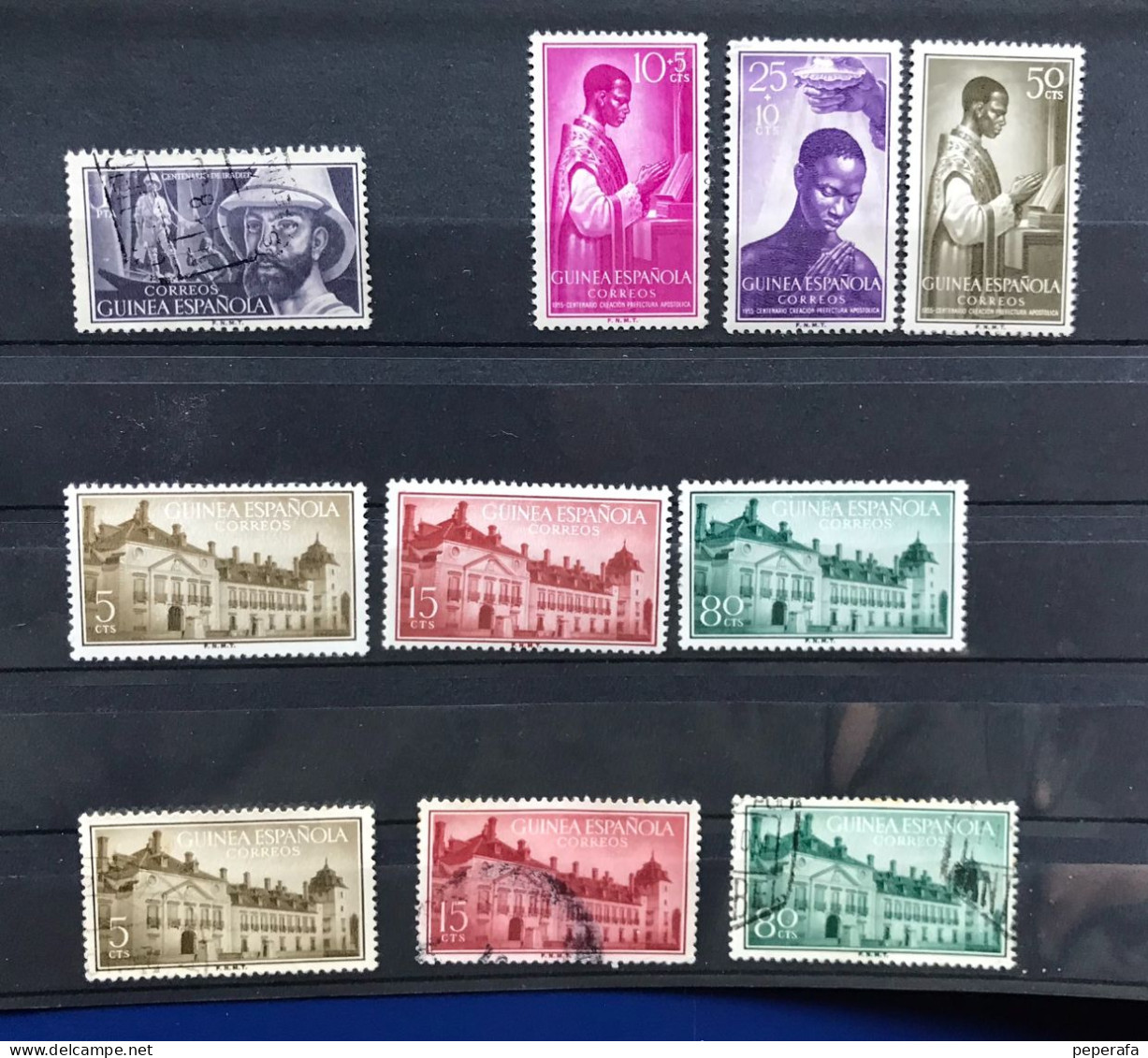 Spain, Spagne, España, GUINEA ESPAÑOLA, GOLFO DE GUINEA 1955 - Guinea Española