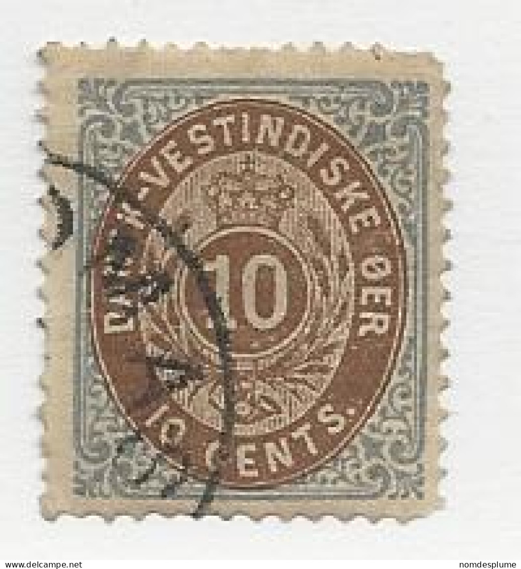 23818 ) Danish West Indies 1874 - Danemark (Antilles)