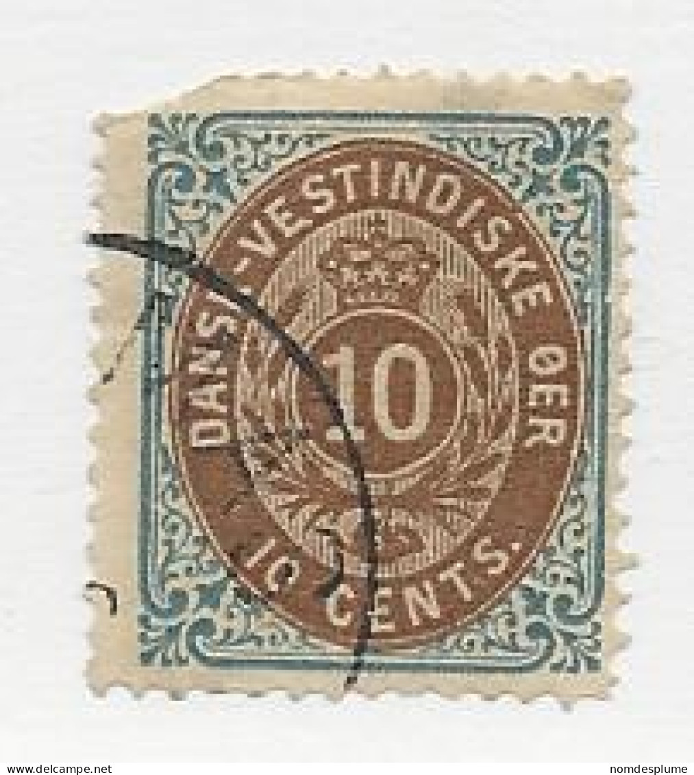 23819 ) Danish West Indies 1874 - Danemark (Antilles)