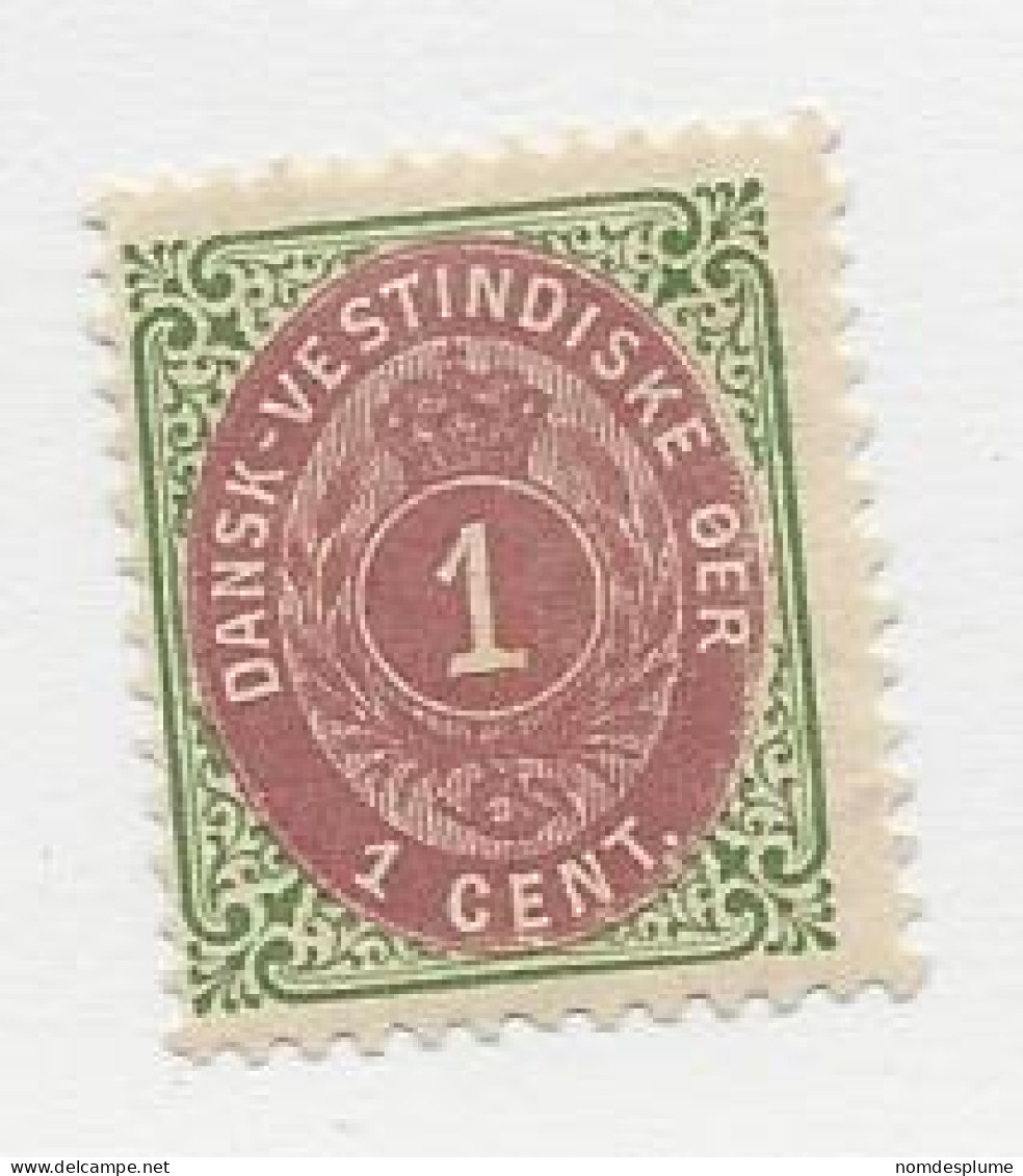 23825 ) Danish West Indies 1898 Inverted Frame - Denmark (West Indies)