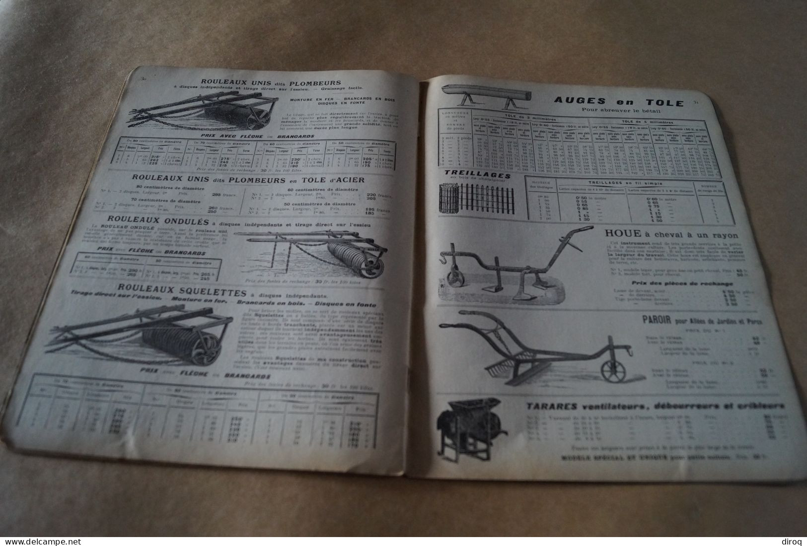 RARE,ancien catalogue 1911,manufacture de machines agricoles F.Meslé (Nevers),32 pages,27 Cm./20,5 Cm.