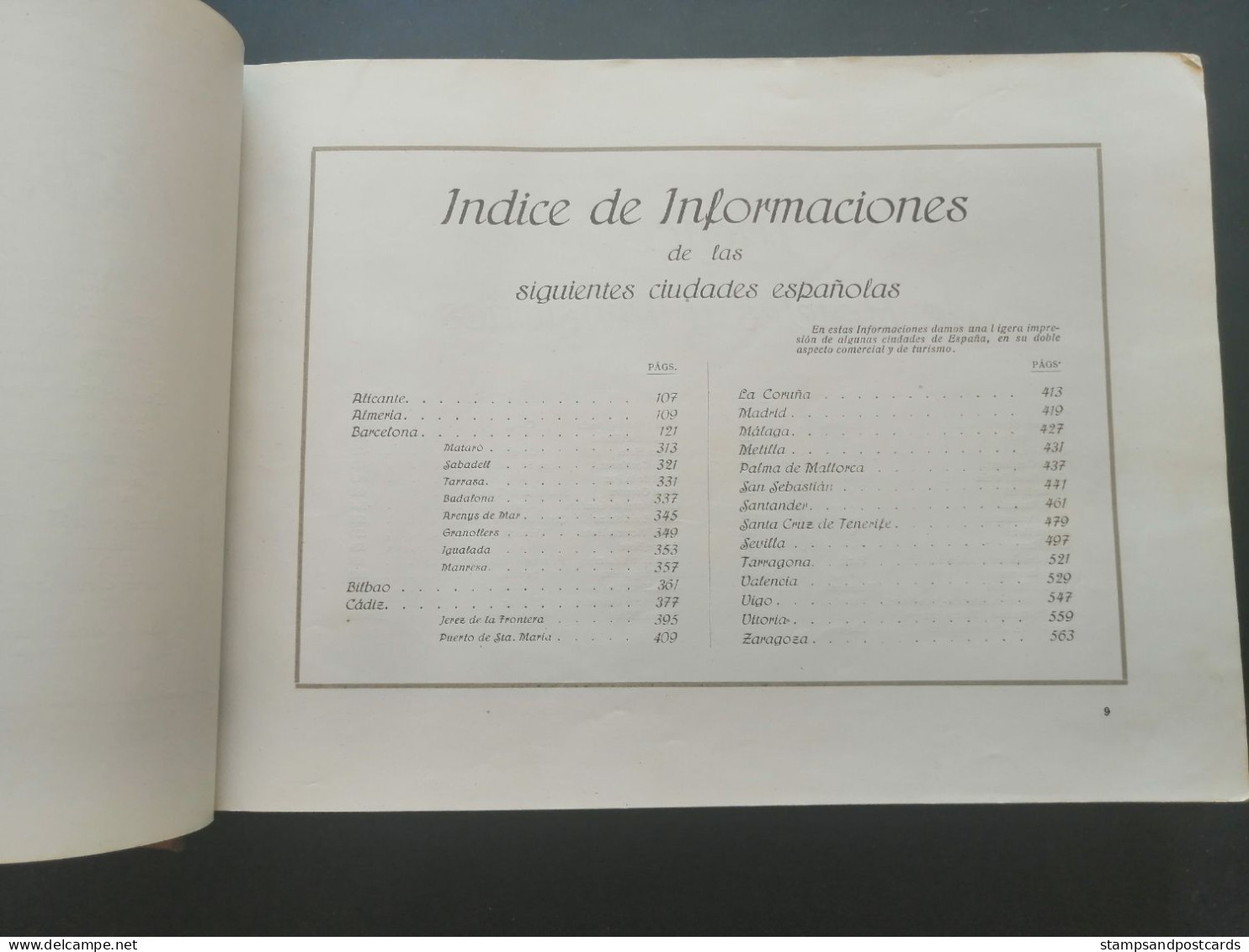 Compañía Trasatlántica Libro De Información 1920 Barcelona Catalonia España Spain Shipping Company Handbook Paquebot - Geografia E Viaggi