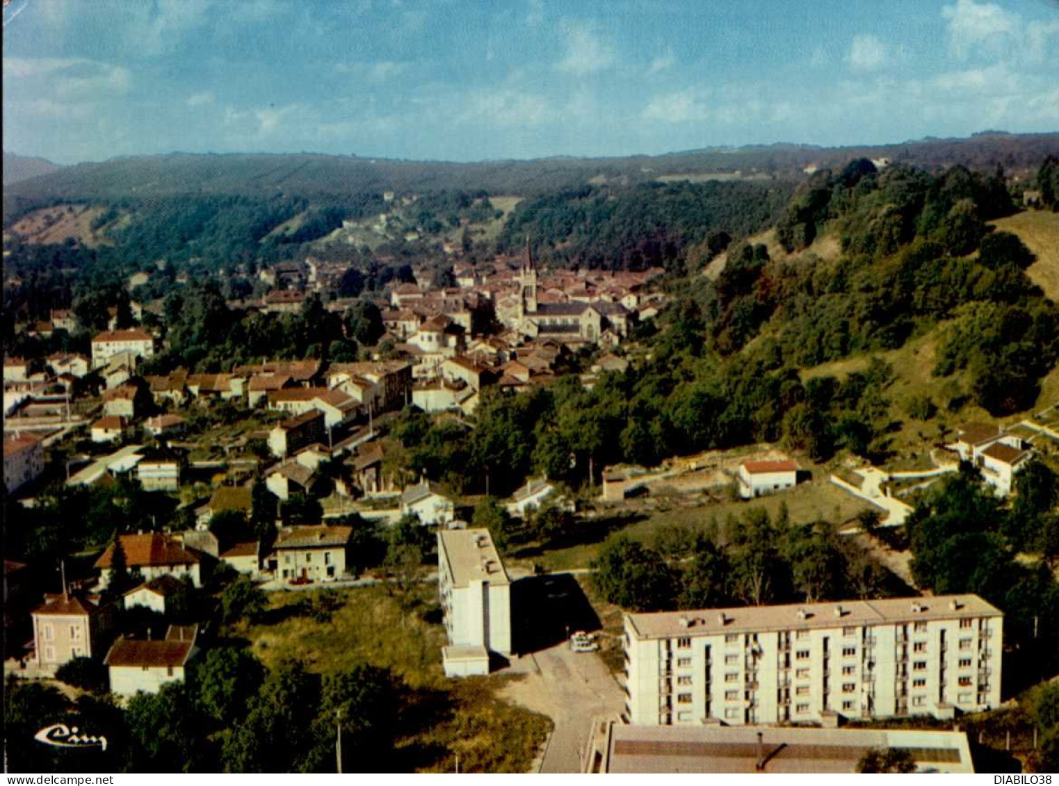 VINAY     ( ISERE )     VUE GENERALE AERIENNE - Vinay