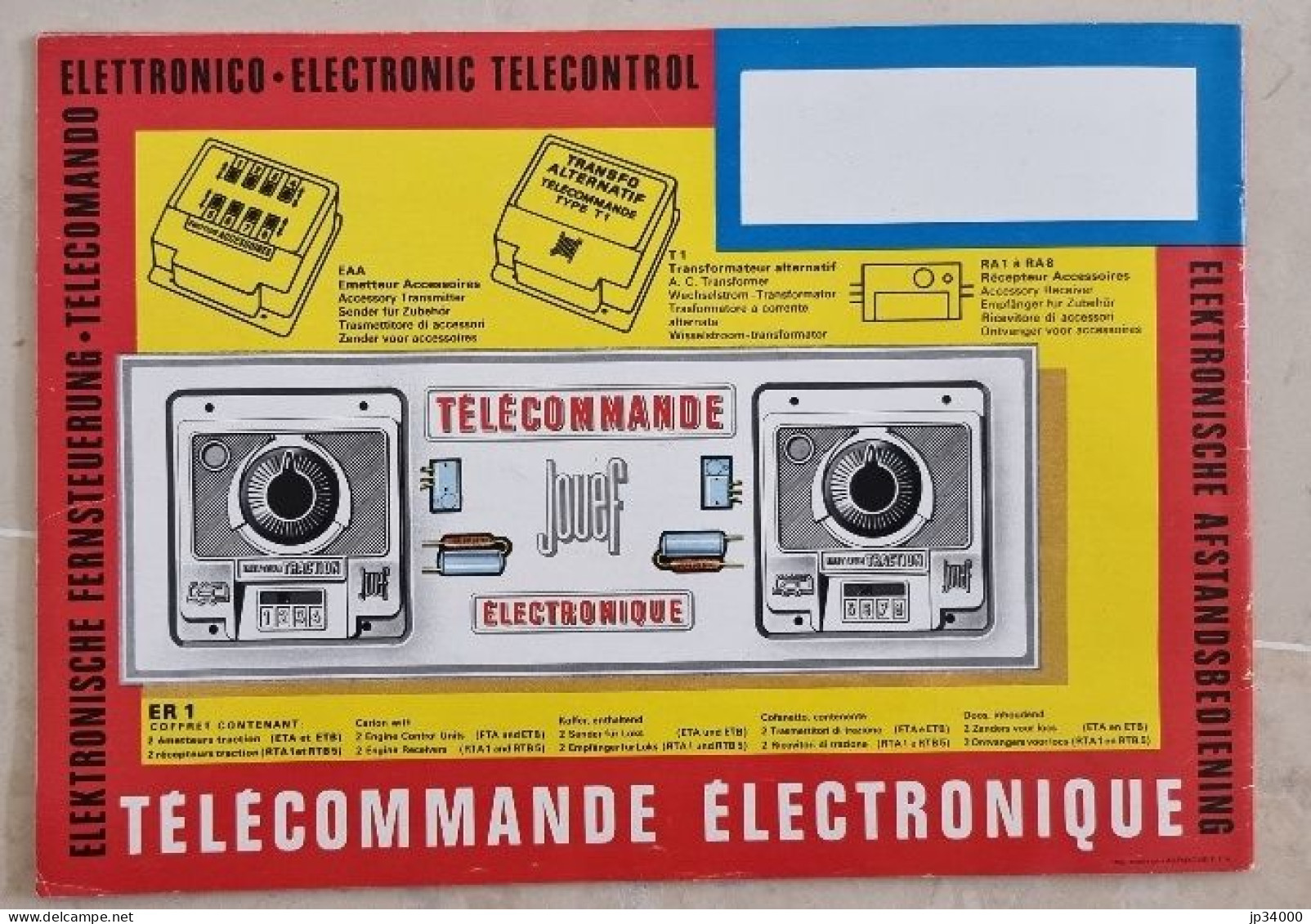 TELECOMMANDE ELECTRONIQUE (Jouef HO) Complet 32 Pages, 1968-69 (Trains Electriques) - Literatura & DVD
