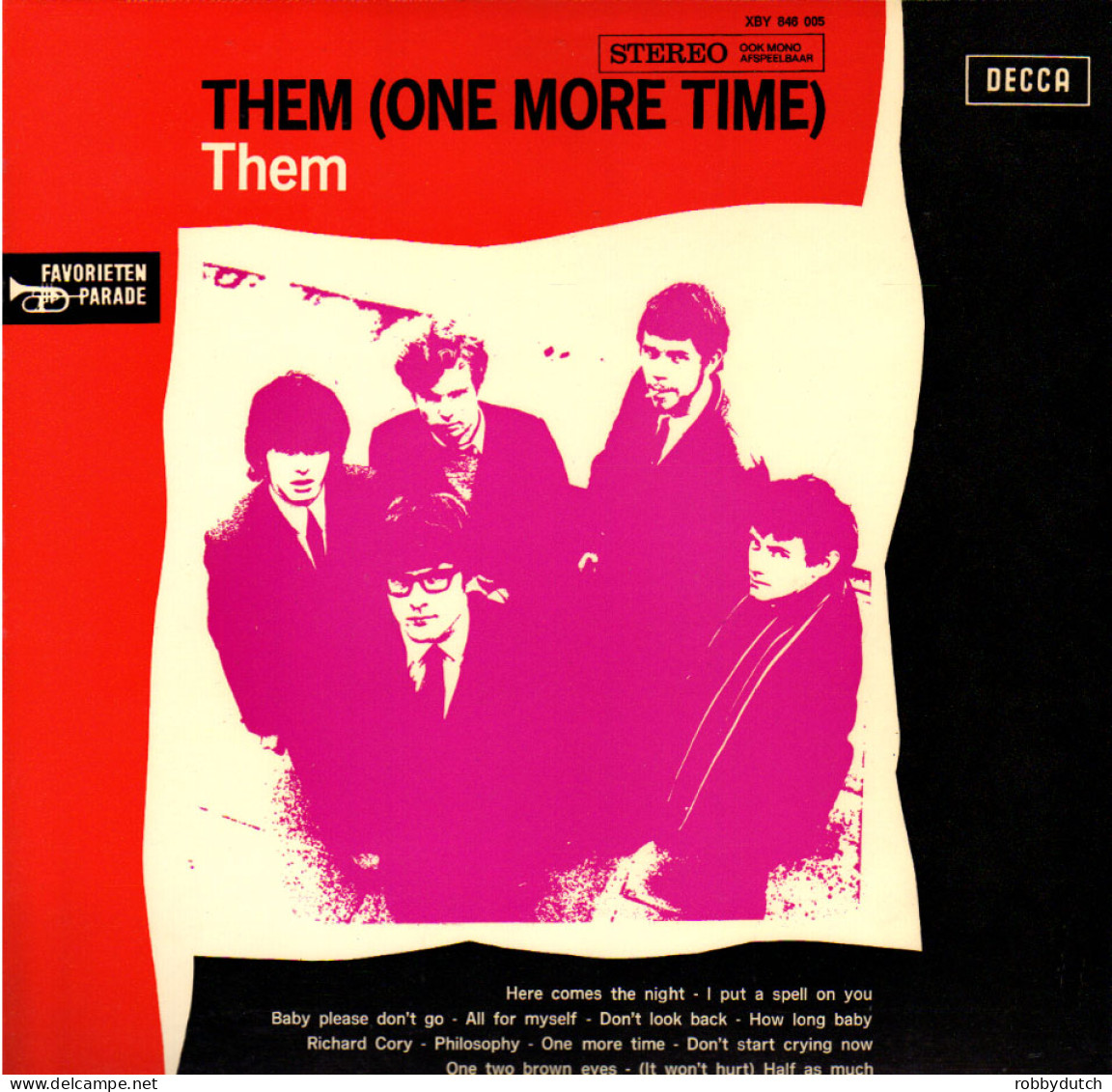 * LP *  THEM - THEM (ONE MORE TIME) (Holland 1966 Stereo EX!!) - Blues