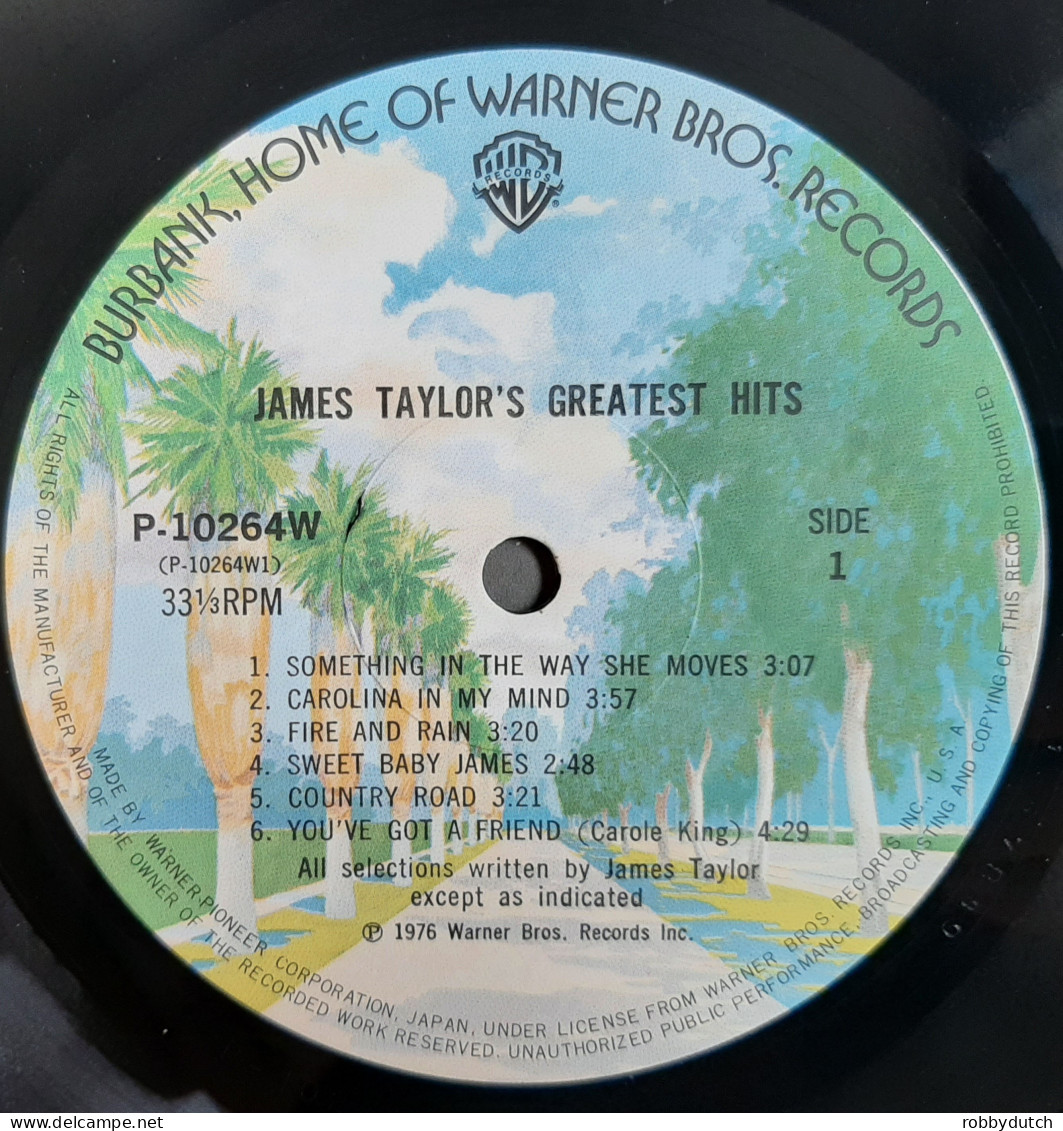 * LP *  JAMES TAYLOR - GREATEST HITS (Japan 1976 EX) - Country & Folk