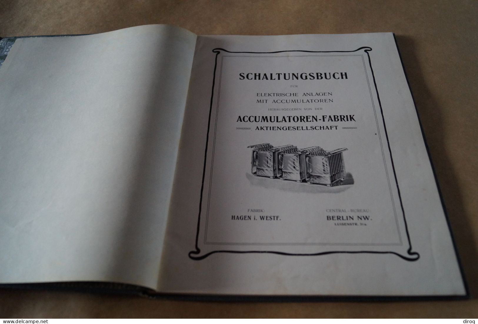 RARE,ancien Catalogue 1902,Allemagne, Accumulateurs,Hagen I. Westf,92 Pages,30 Cm./23 Cm. - 1801-1900