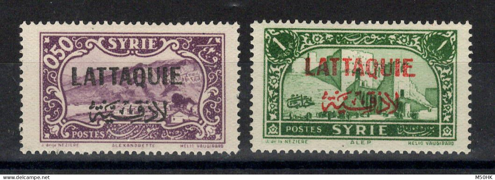 Lattaquié - YV 4 & 5 N* MH , Cote 6 Euros - Unused Stamps