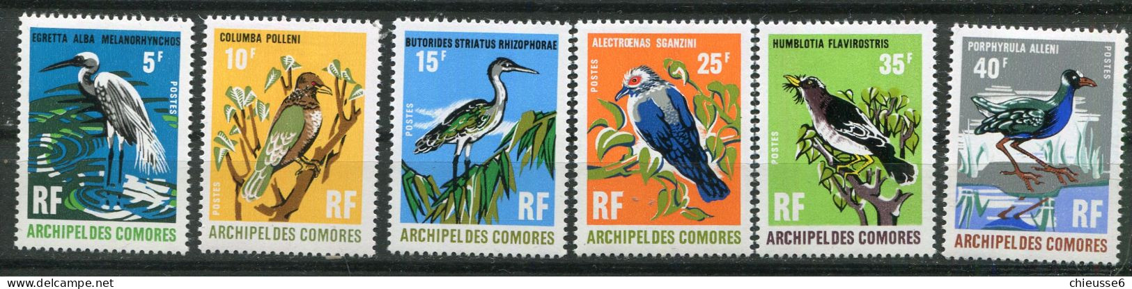 Archipel Des Comores ** N° 63 à 68 - Oiseaux - Comores (1975-...)