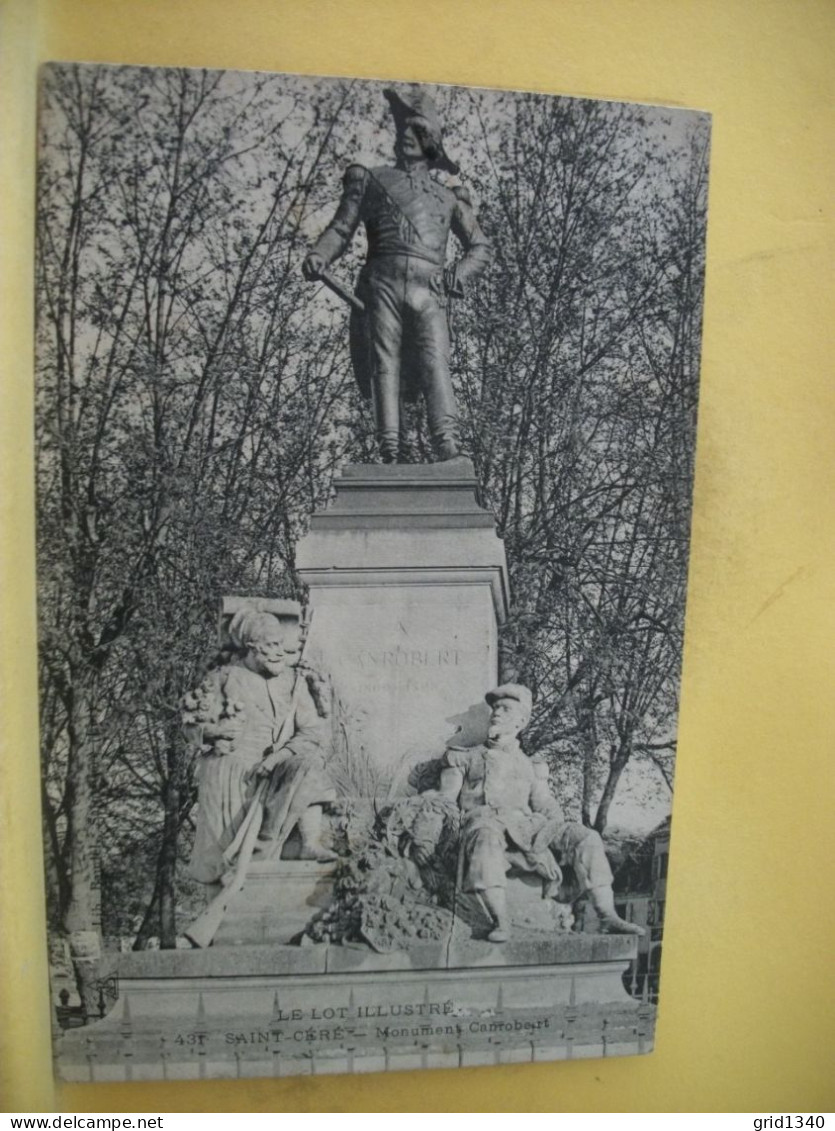 46 4829 CPA 1910 - 46 SAINT CERE - MONUMENT CANROBERT. - Saint-Céré