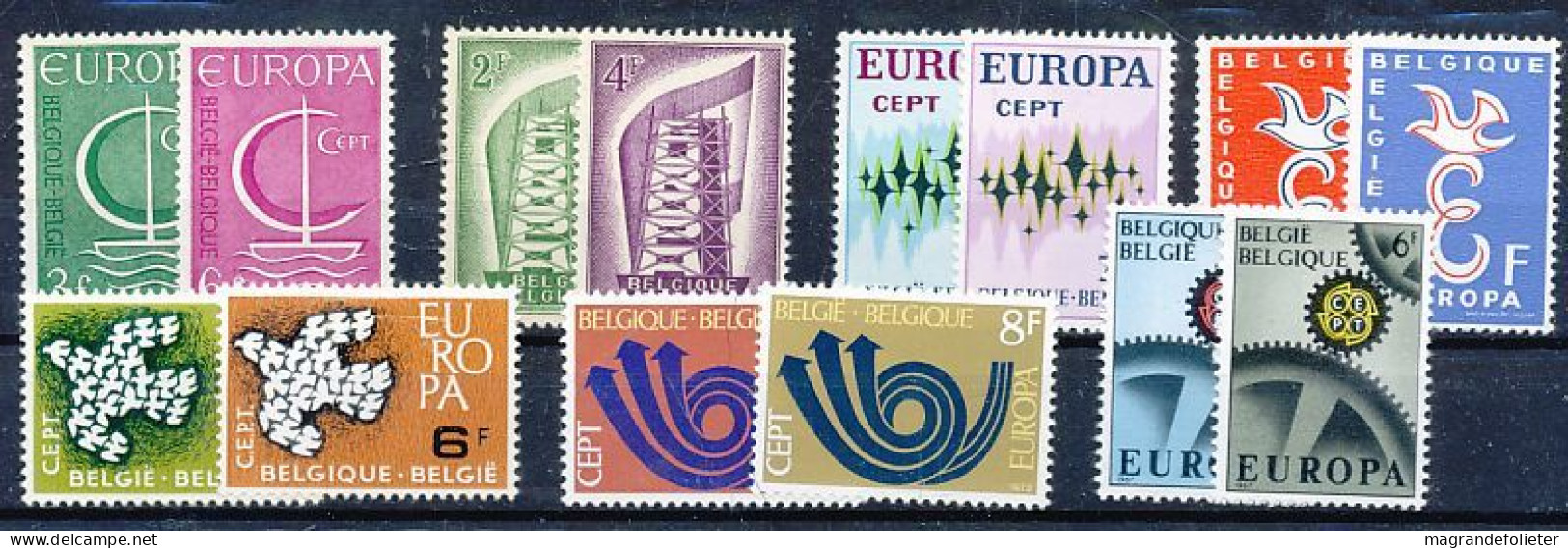 TIMBRE STAMP ZEGEL LOT EUROPA  BELGIQUE TOUS  XX - Collezioni