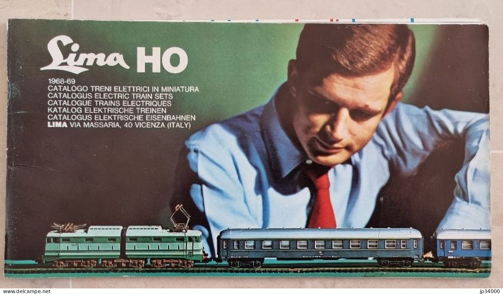 Catalogue Illustré TRAINS ELECTRIQUES (LIMA HO) 1968-69 (texte Multi Langues) - Locomotives