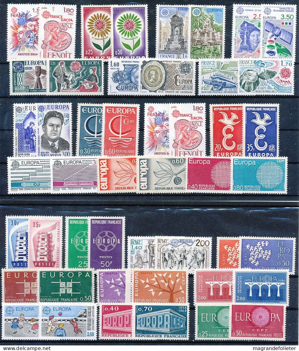 TIMBRE STAMP ZEGEL LOT EUROPA  FRANCE TOUS  XX - Collections