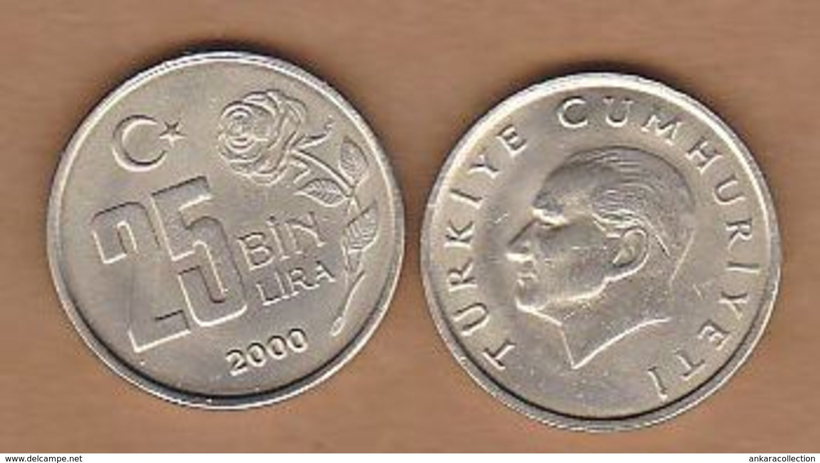 AC - TURKEY 25 000 LIRA - TL  2000 UNCIRCULATED - Turquie