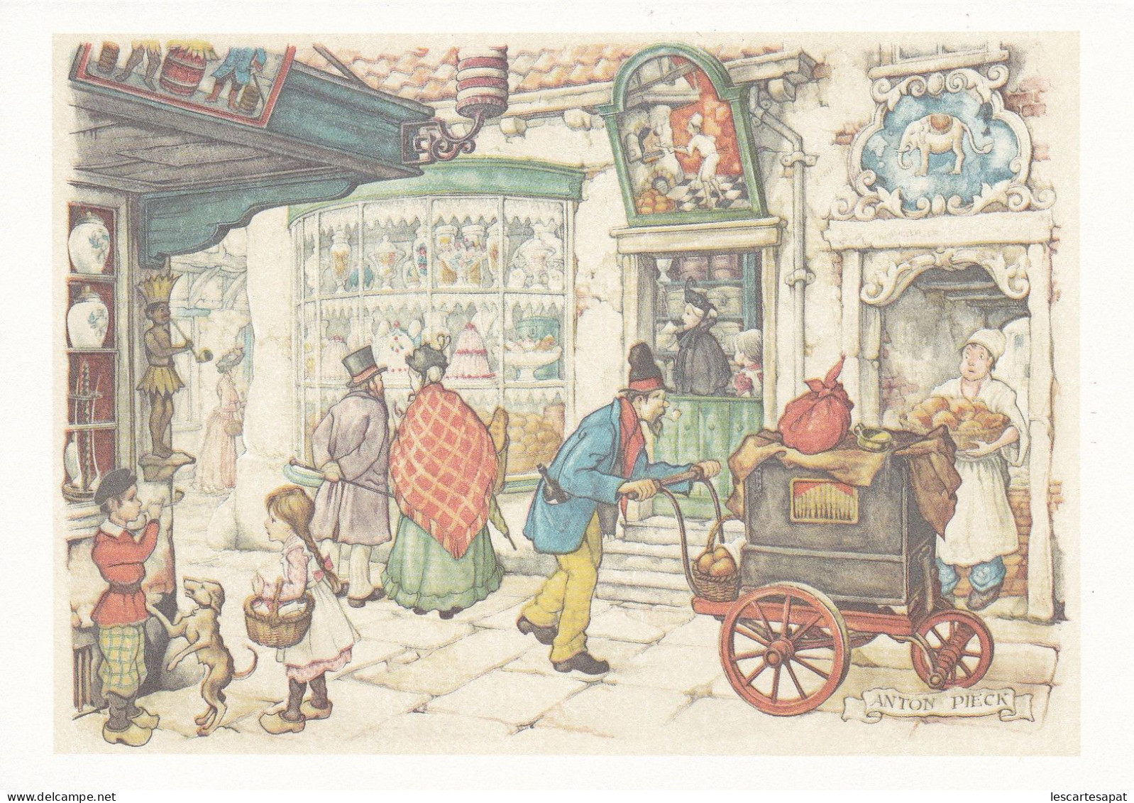 ANTON PIECK - CARTE DOUBLE - JOYEUX NOË - Pieck, Anton