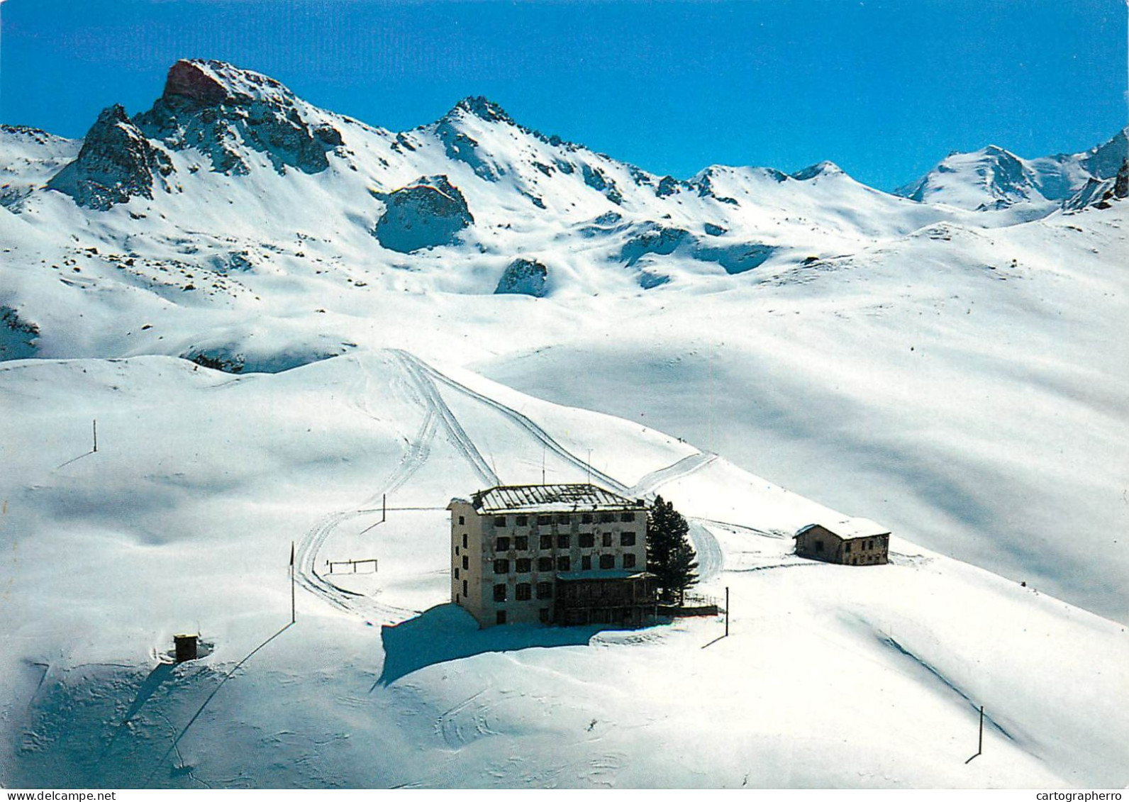 Switzerland Hotel Du Weisshorn St Luc Val D'Anniviers Vue Aerienne - Horn