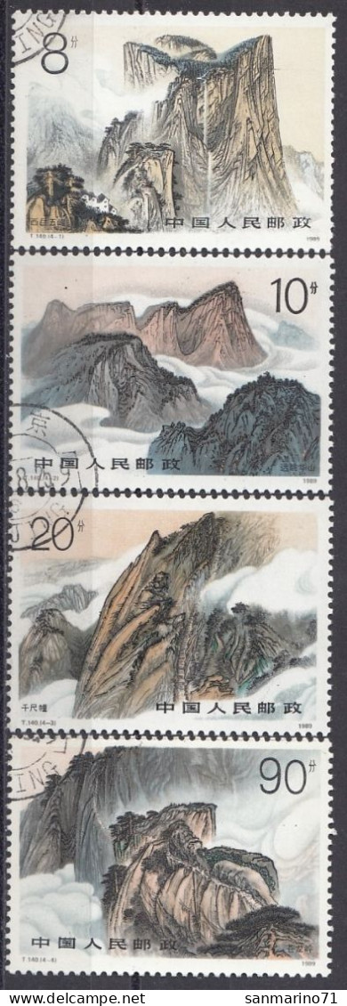 CHINA 2248-2251,used,falc Hinged - Gebruikt