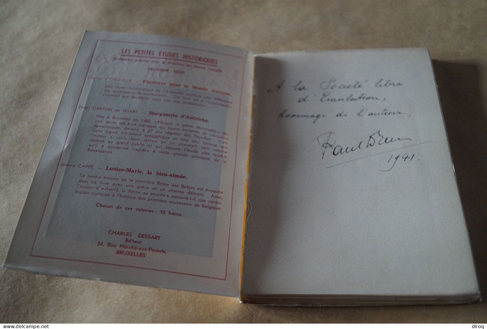 Congo Belge,1940,le Rwanda D'aujourd'hui,Paul Dresse,dédicace De L'auteur,124 Pages,19,5 Cm./13 Cm. - Non Classés