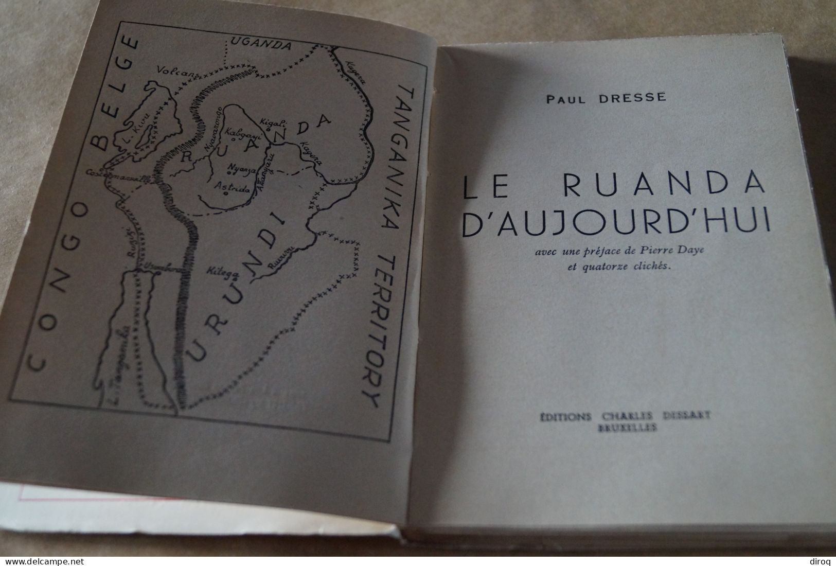 Congo Belge,1940,le Rwanda D'aujourd'hui,Paul Dresse,dédicace De L'auteur,124 Pages,19,5 Cm./13 Cm. - Non Classés