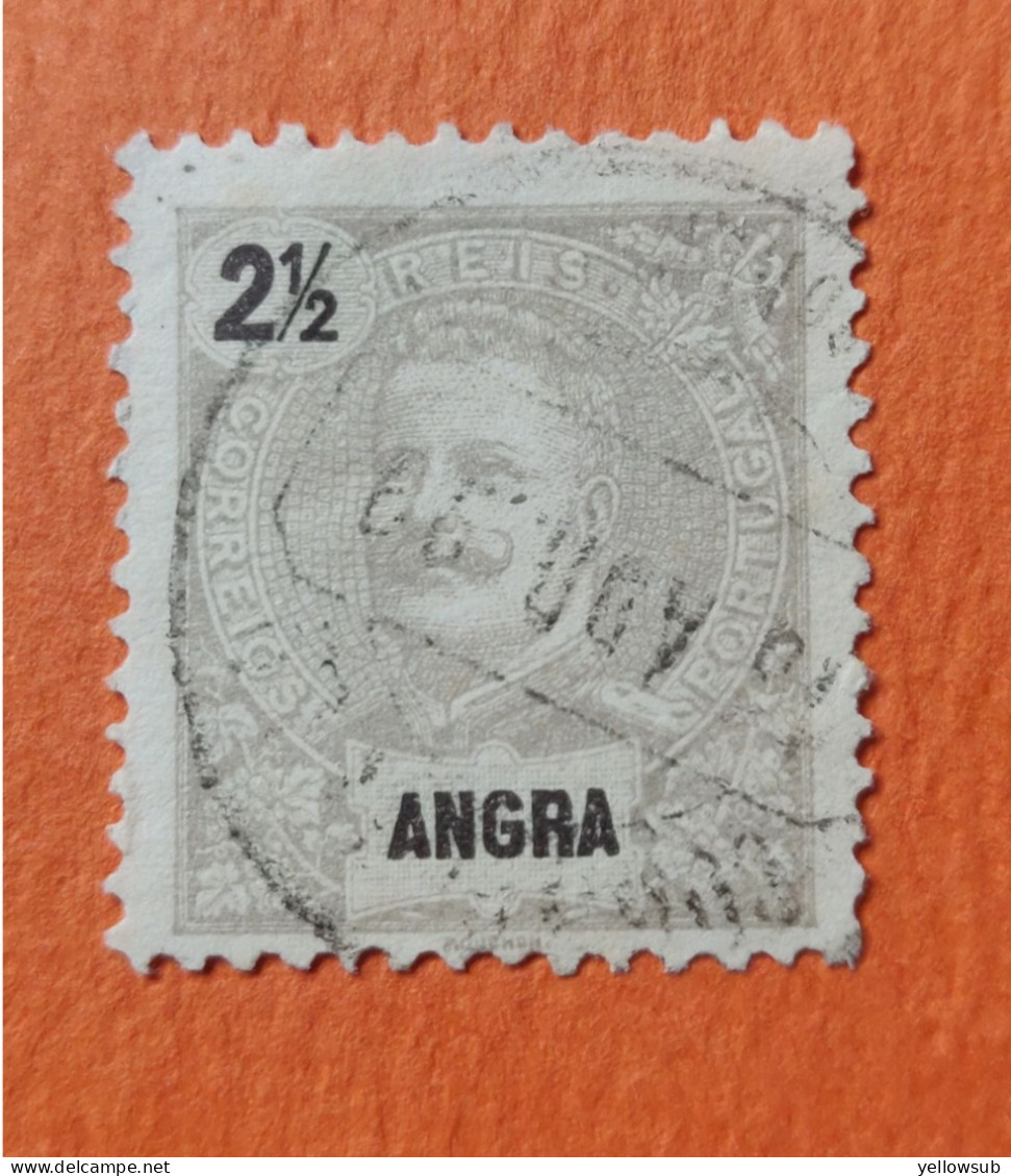 PORTUGAL : Angra - 1897 : Yvert N° 13 / Afinsa N° 13 . Oblitéré. - Angra
