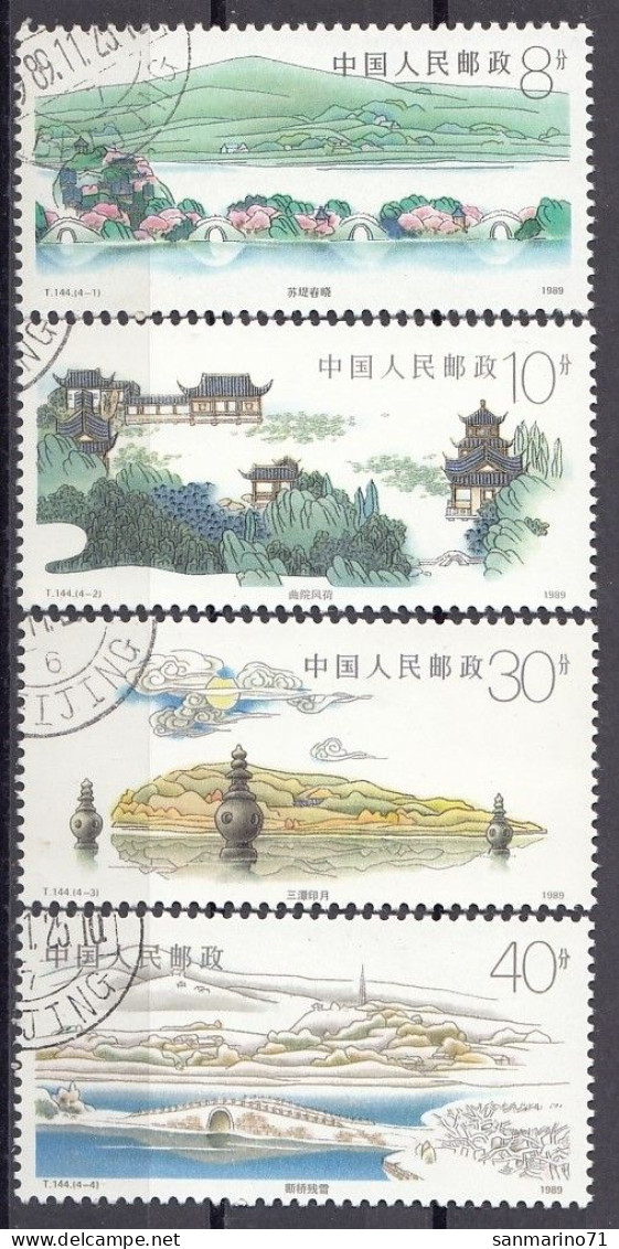 CHINA 2273-2276,used,falc Hinged - Usati