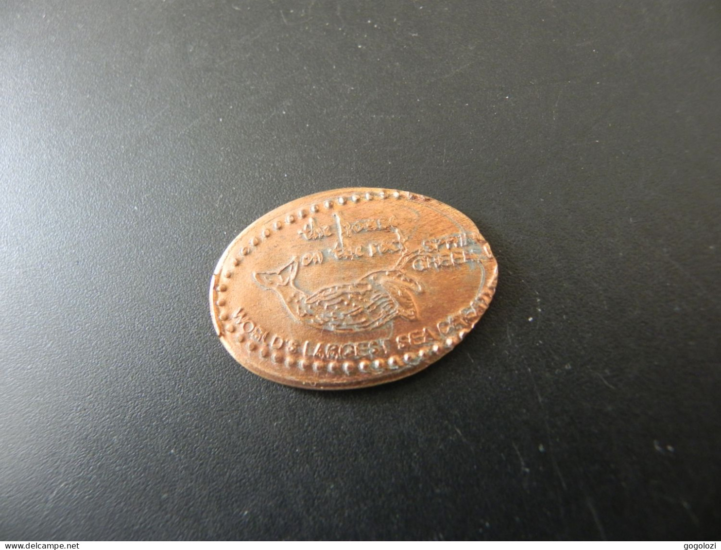 Jeton Token - Elongated Cent - USA - World's Largest Sea Park - Monedas Elongadas (elongated Coins)