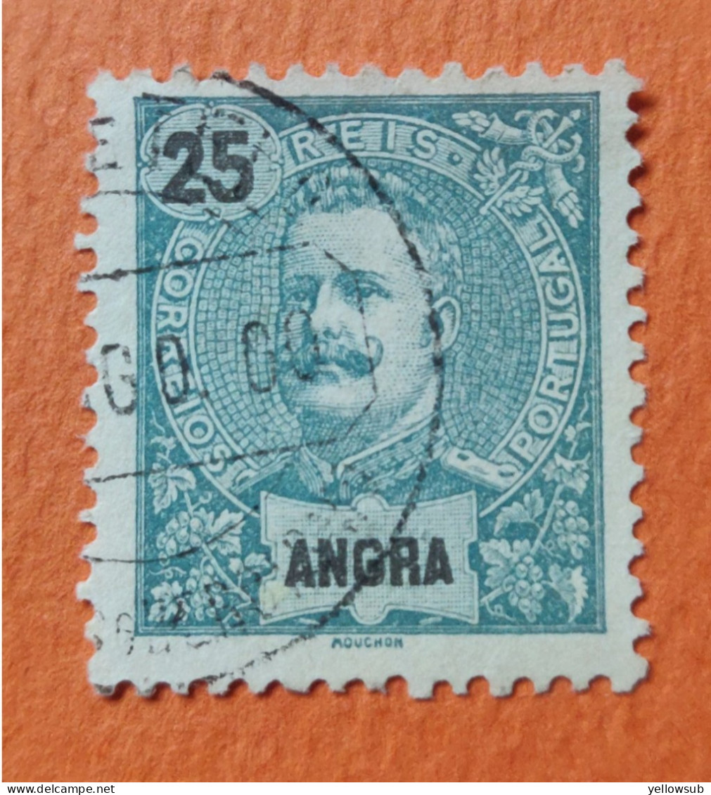 PORTUGAL : Angra - 1897 : Yvert N° 19 / Afinsa N° 18 . Oblitéré. - Angra