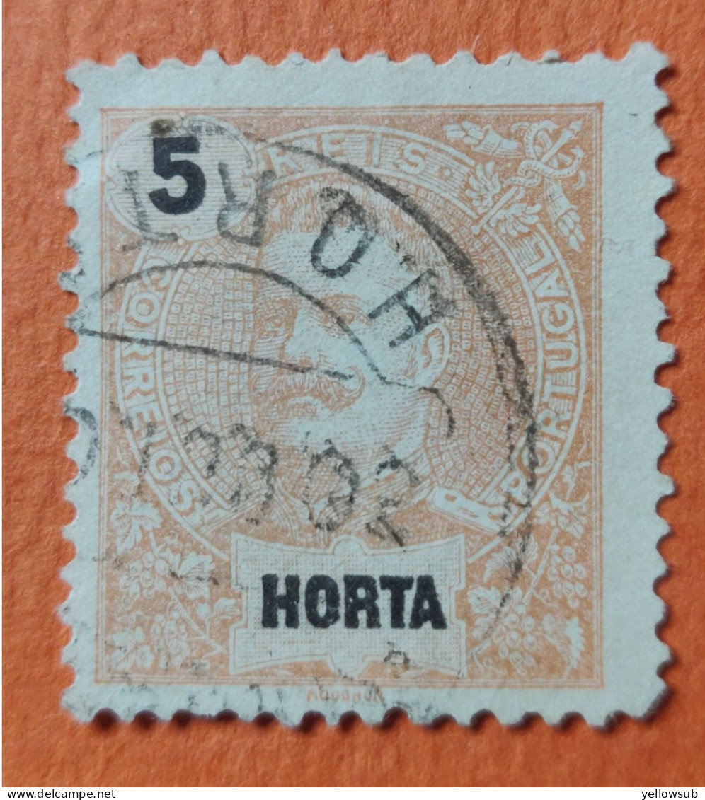 PORTUGAL : Horta - 1897 : Yvert N° 14 / Afinsa N° 14 . Oblitéré. - Horta