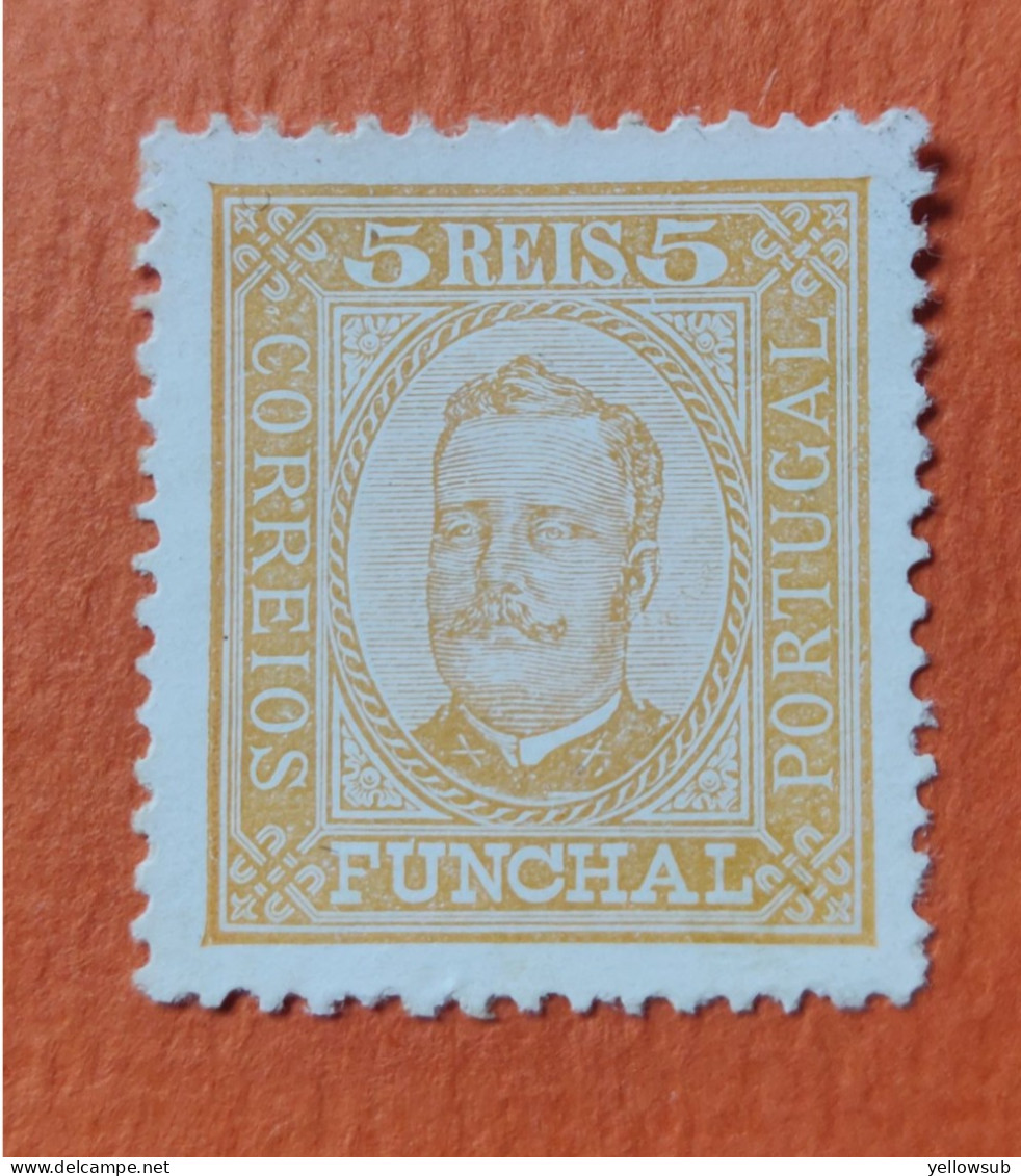 PORTUGAL : Funchal- 1892/1893 : Yvert N° 1 / Afinsa N° 1 . NSG. - Funchal