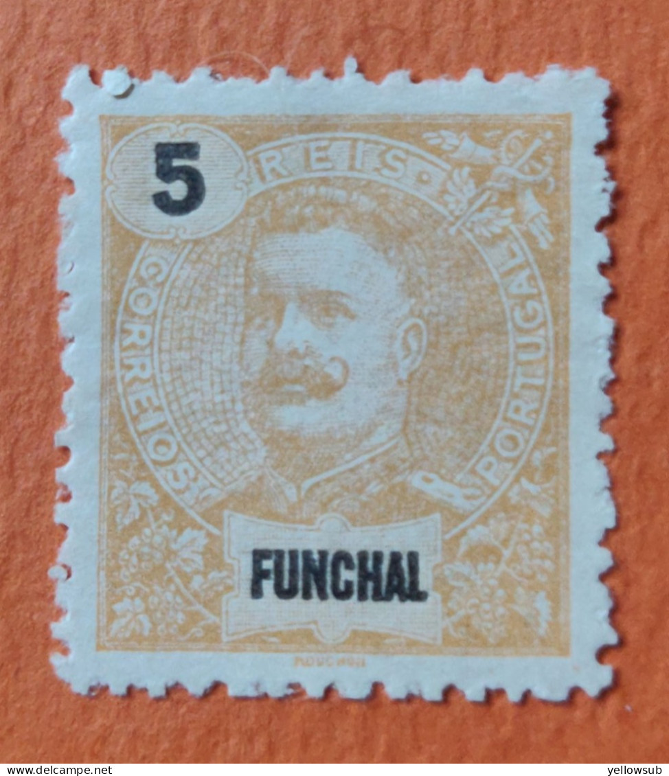 PORTUGAL : Funchal- 1897 : Yvert N° 14 / Afinsa N° 14 . Oblitéré. - Funchal