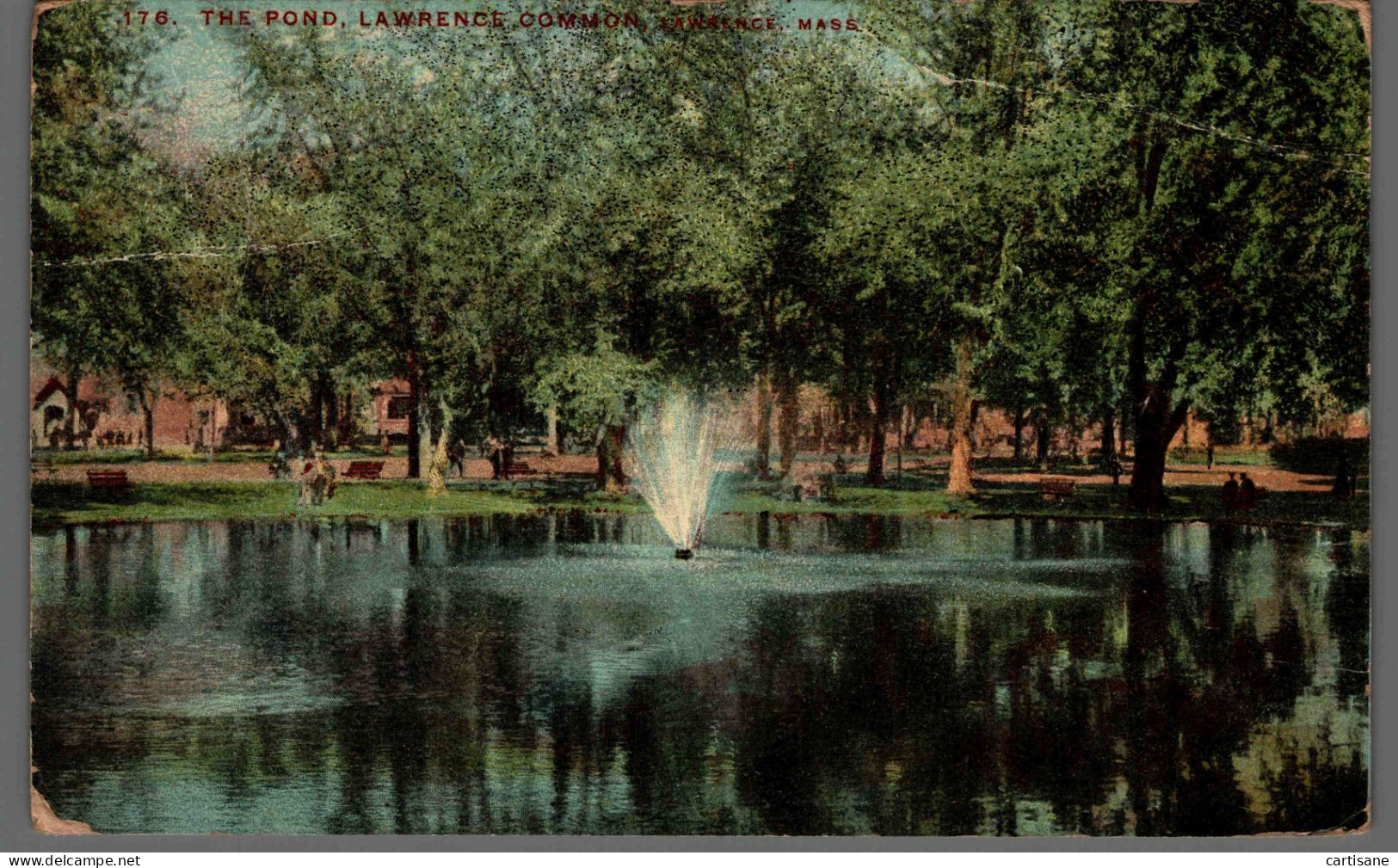 LAWRENCE - The Pond (Lawrence Common - Mass.) - Lawrence