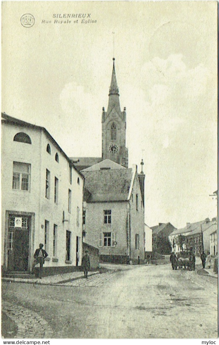 Silenrieux. Rue Royale Et Eglise. - Cerfontaine