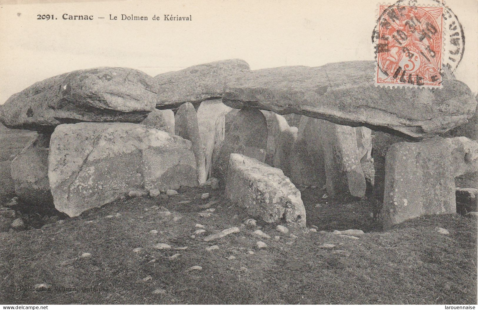 56 - CARNAC - Le Dolmen De Kériaval (mégalithe) - Dolmen & Menhirs