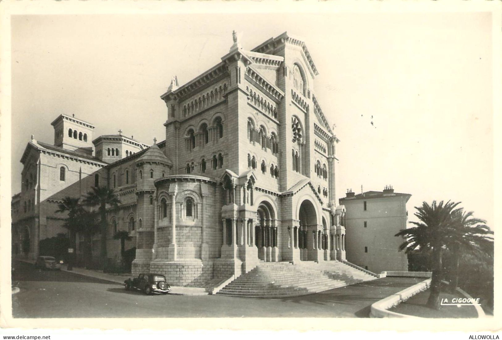 21828 " MONACO-LA CATTEDRALE " -VERA FOTO-CART.POST.SPED. - Catedral De San Nicolás