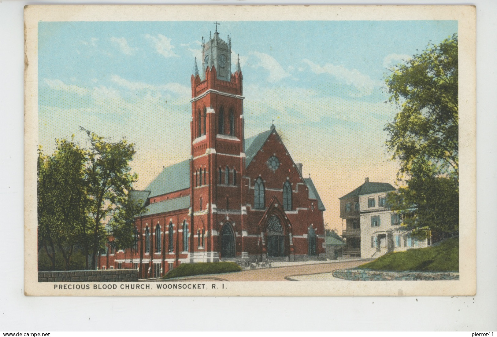 U.S.A. - RHODE ISLAND - WOONSOCKET - Precious Blood Church - Woonsocket