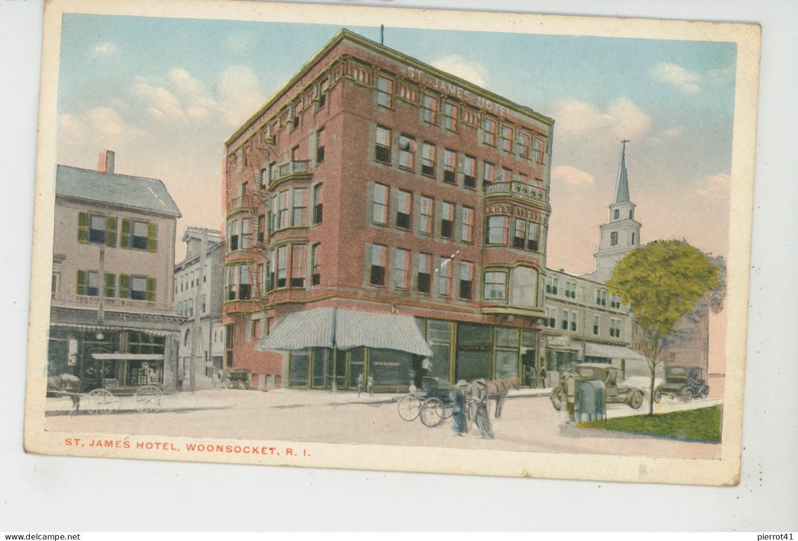 U.S.A. - RHODE ISLAND - WOONSOCKET - St. James Hotel - Woonsocket