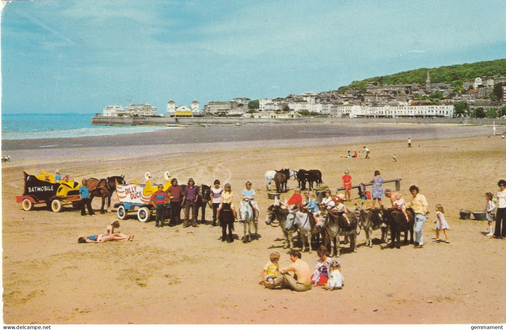 WESTON SUPER MARE - SANDS AND KNIGHTSTONE. DONKEYS @ HORSE CARTS - Weston-Super-Mare