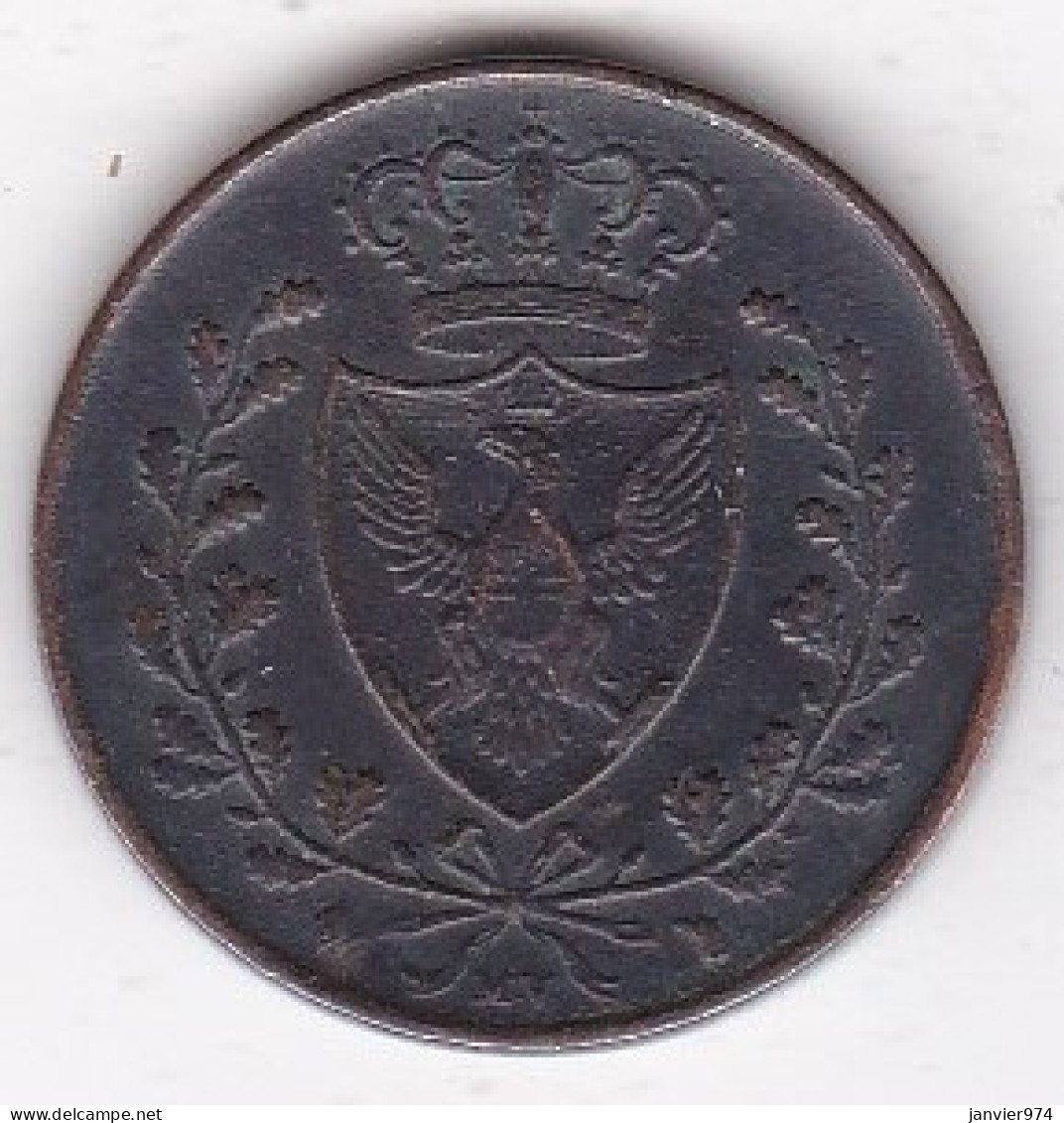 Sardaigne 3 Centesimi 1826 L Torino, Tête D'aigle, Carlo Felice - Piémont-Sardaigne-Savoie Italienne