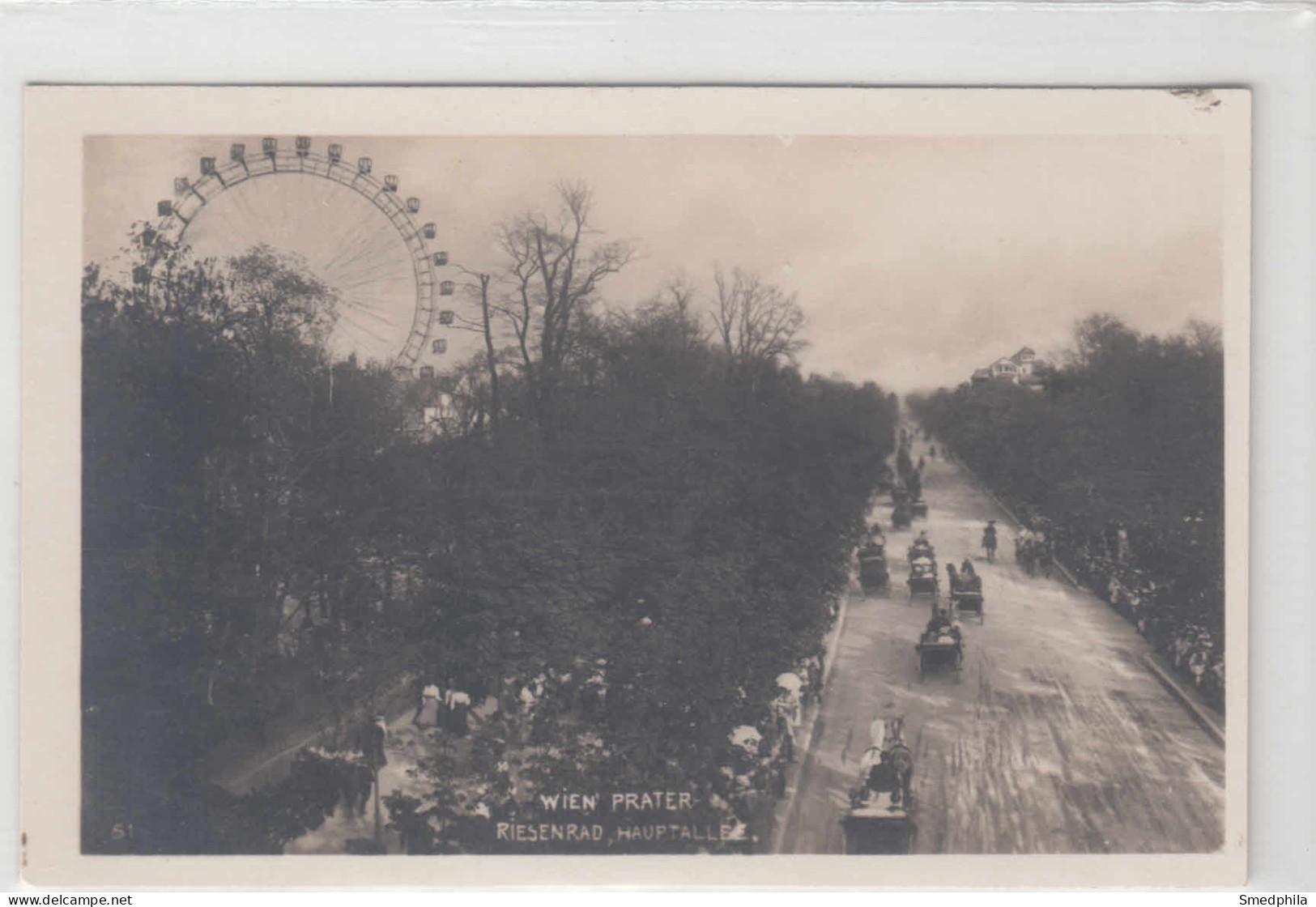 Wien - Prater, Riesenrad Hauptalle - Prater