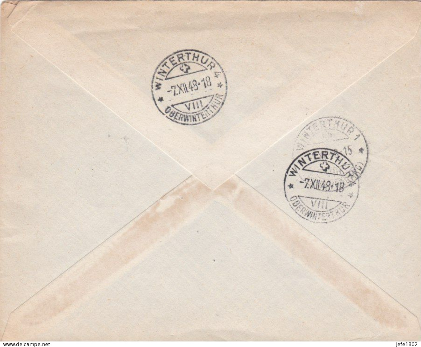 HEKLA 1947 On Registered Mail From Reykjavik To Winterthur - Switzerland (Schweiz) - Brieven En Documenten