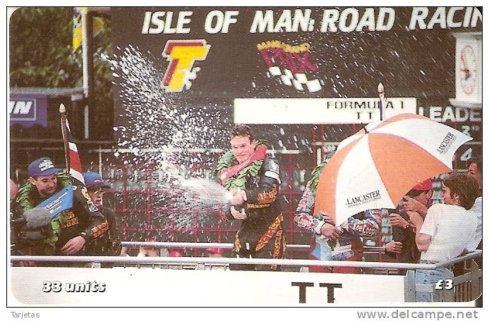 MAN-158 TARJETA DE LA ISLA DE MAN DE ROAD RACING (MOTO) - Isle Of Man