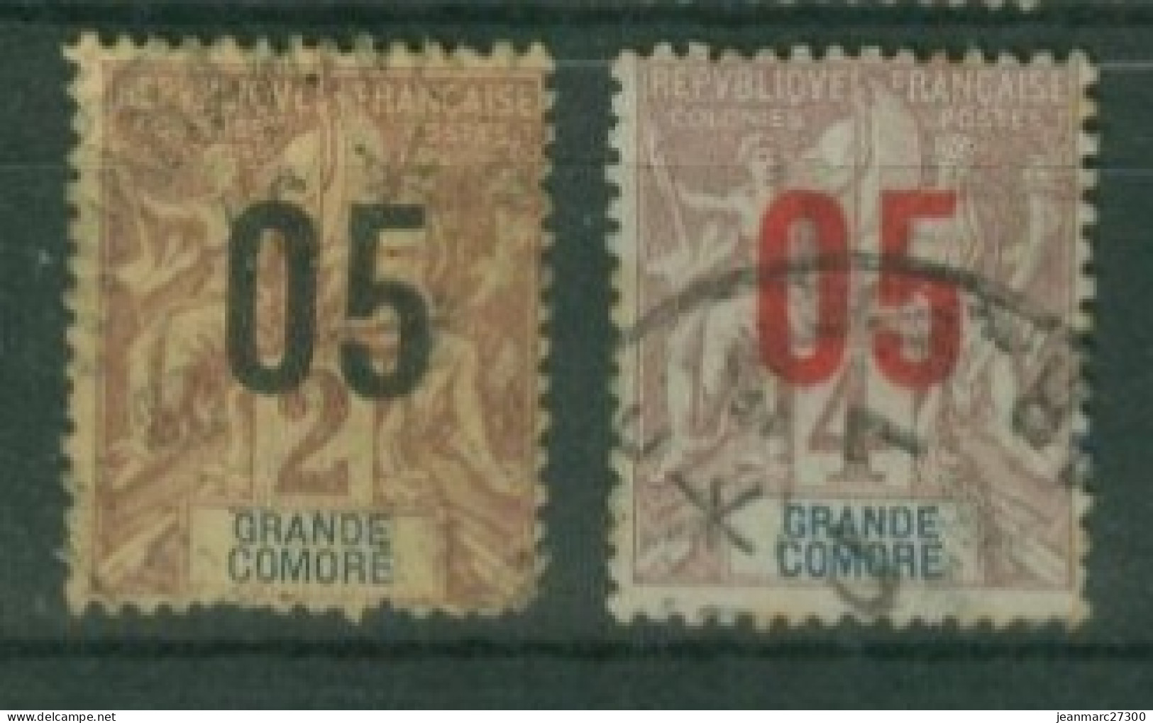 FC GCO01 Grande Comore YT N° 20 21 - Used Stamps