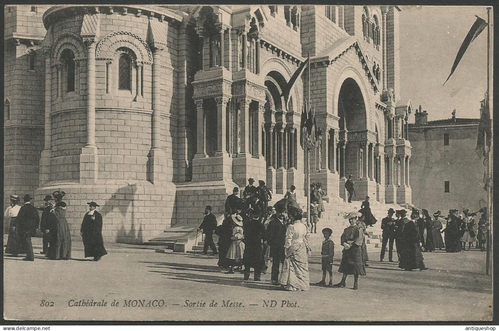 Monaco-----old Postcard - Saint Nicholas Cathedral