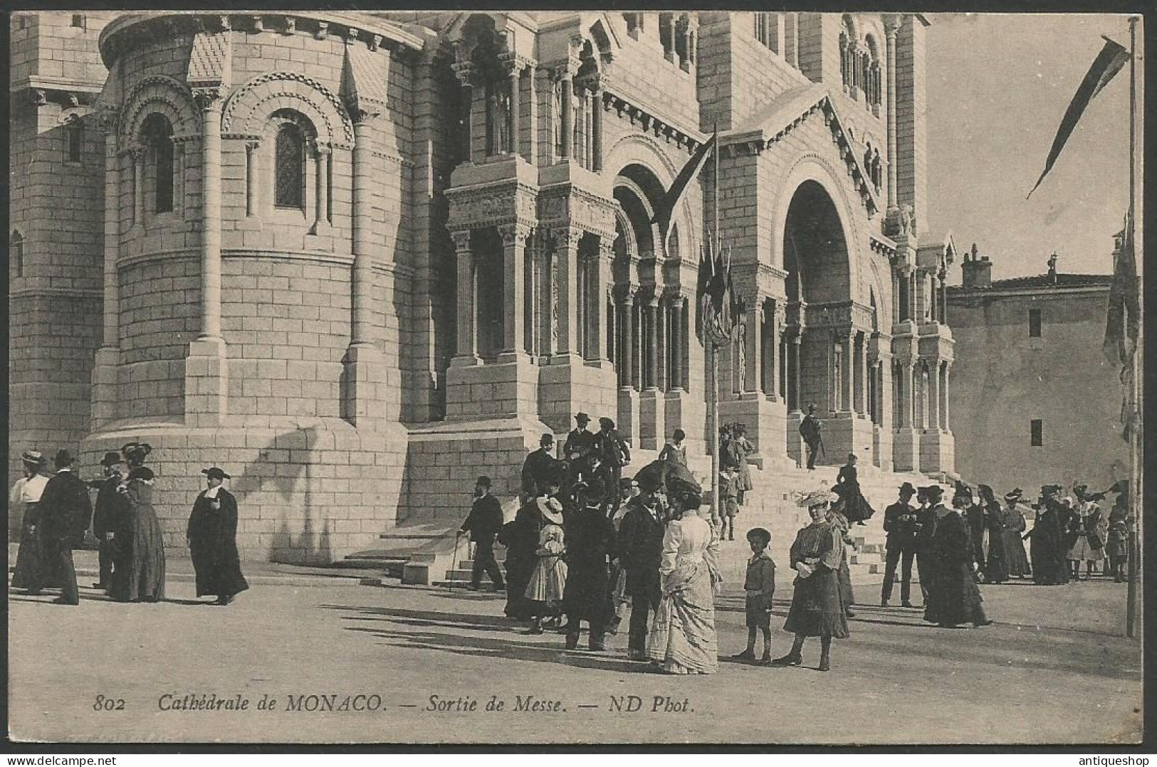 Monaco-----old Postcard - Kathedrale Notre-Dame-Immaculée